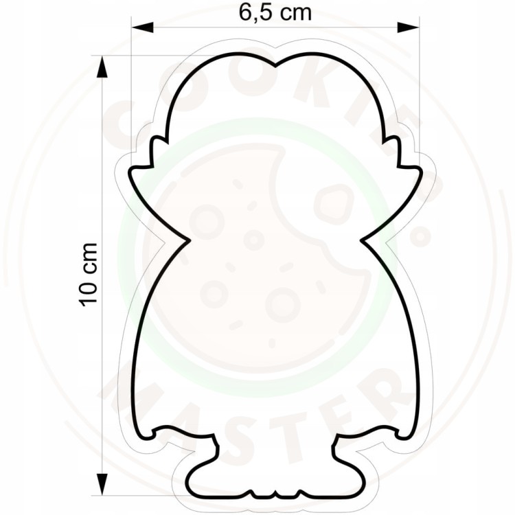 FOREMKA Wykrawacz Wykrojnik do Pierników na HALLOWEEN - Dracula Wampir 10cm