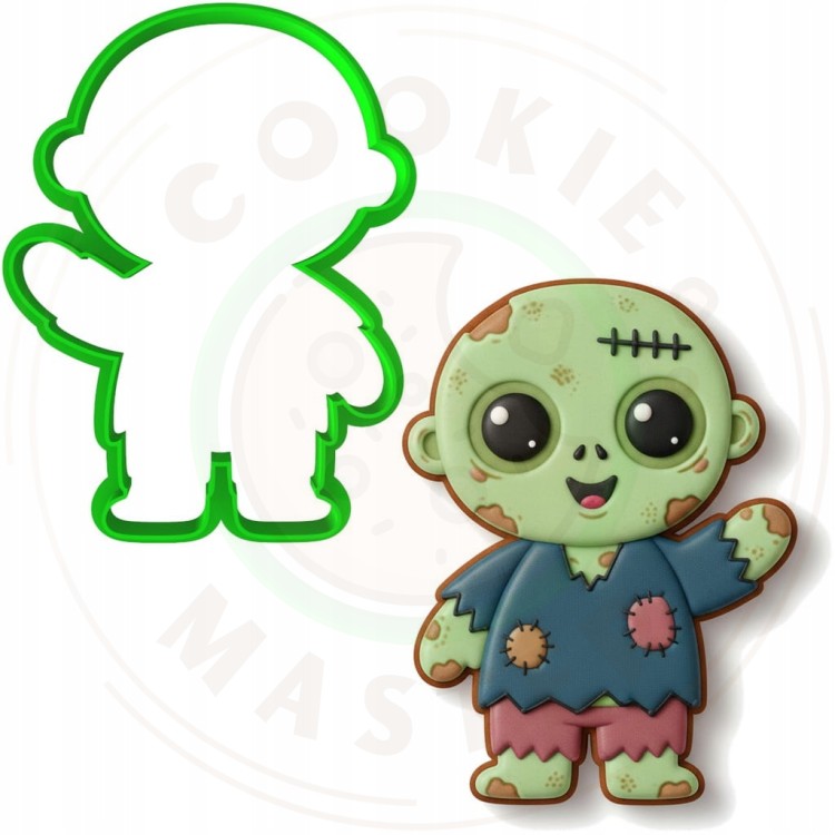 FOREMKA Wykrawacz Wykrojnik do Pierników na HALLOWEEN - Potwór Zombie 10cm