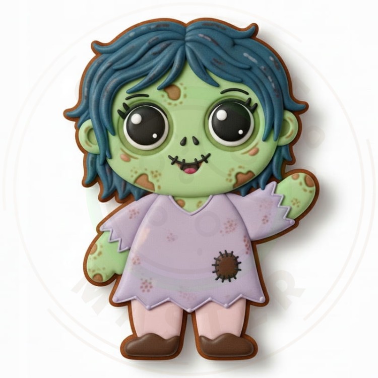 FOREMKA Wykrawacz Wykrojnik do Pierników na HALLOWEEN - Pani Zombie 10cm