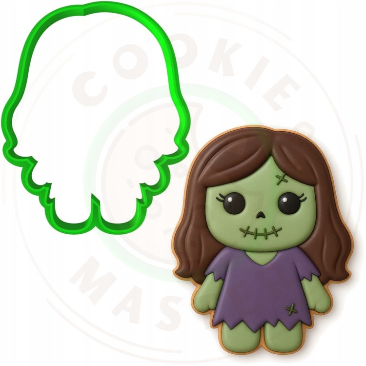 FOREMKA Wykrawacz Wykrojnik do Pierników na HALLOWEEN - Zombie Girl 8cm