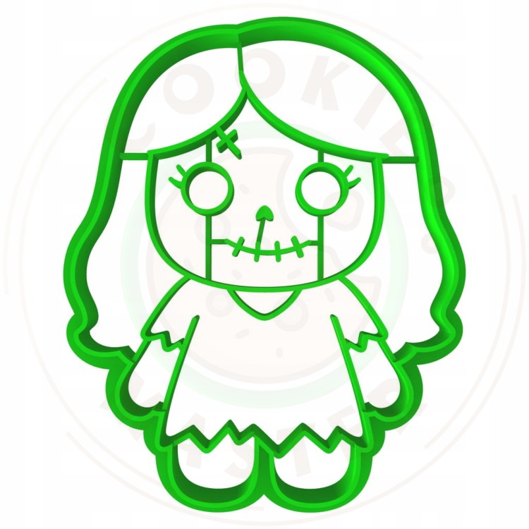 FOREMKA Wykrawacz Wykrojnik do Pierników na HALLOWEEN - Zombie Girl 8cm