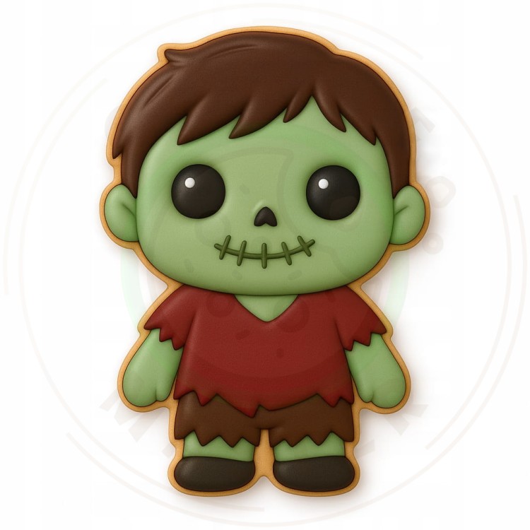 FOREMKA Wykrawacz Wykrojnik do Pierników na HALLOWEEN Potwór Zombie Boy 8cm