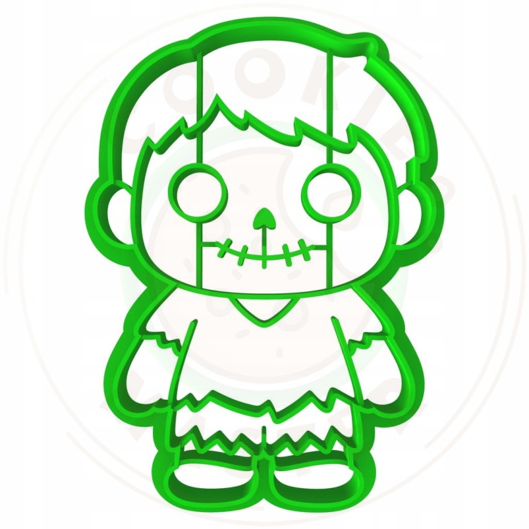 FOREMKA Wykrawacz Wykrojnik do Pierników na HALLOWEEN Potwór Zombie Boy 8cm