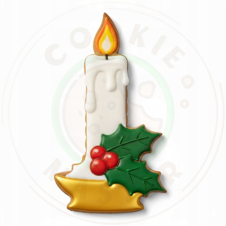 FOREMKA ŚWIĄTECZNA Wykrawacz Pierników ŚWIĘTA BOŻE NARODZENIE Świeczka 10cm