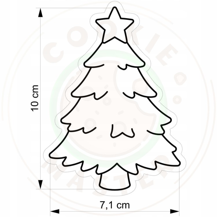 FOREMKA Wykrawacz Pierników ŚWIĄTECZNA ŚWIĘTA BOŻE NARODZENIE Choinka 10cm