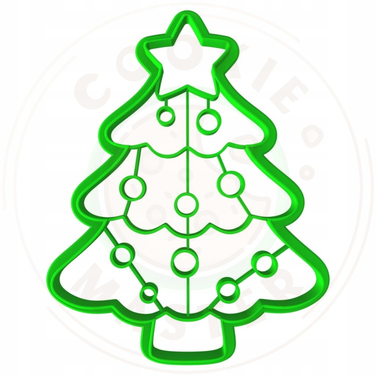 FOREMKA Wykrawacz Pierników ŚWIĄTECZNA ŚWIĘTA BOŻE NARODZENIE Choinka 10cm