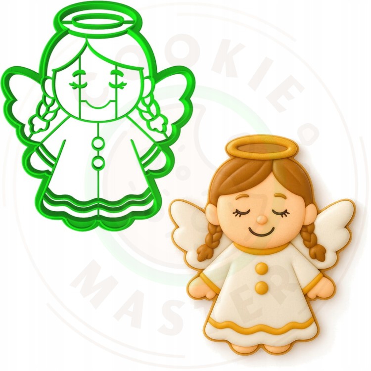 FOREMKA ŚWIĄTECZNA Wykrawacz Pierników ŚWIĘTA BOŻE NARODZENIE Aniołek 10cm