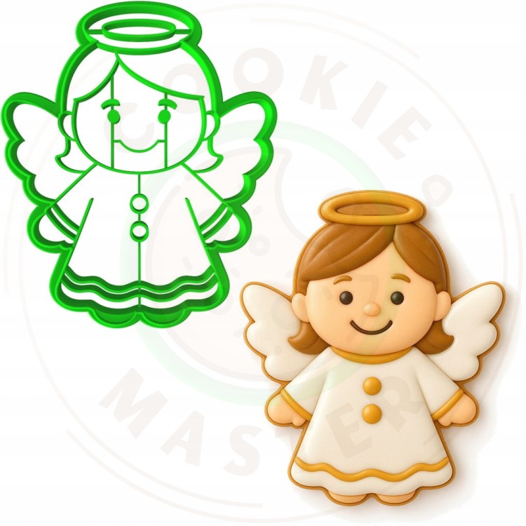 FOREMKA ŚWIĄTECZNA Wykrawacz Pierników ŚWIĘTA BOŻE NARODZENIE Aniołek 10cm