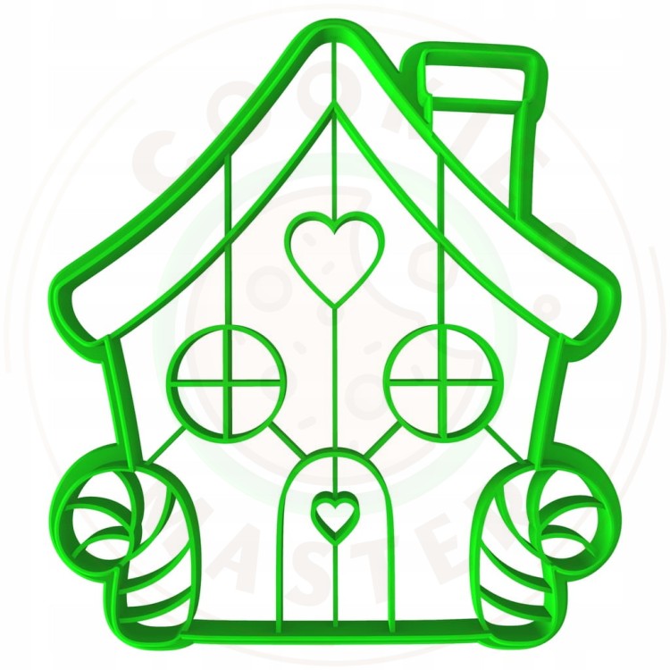 FOREMKA do Pierników ŚWIĄTECZNA na ŚWIĘTA BOŻE NARODZENIE Domek Chatka 10cm