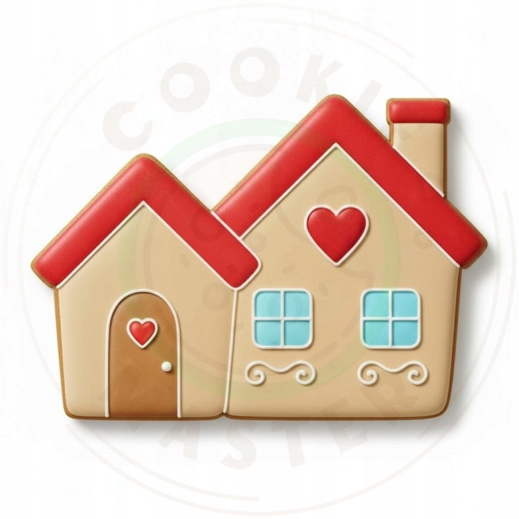 FOREMKA do Pierników ŚWIĄTECZNA na ŚWIĘTA BOŻE NARODZENIE Domek Chatka 12cm