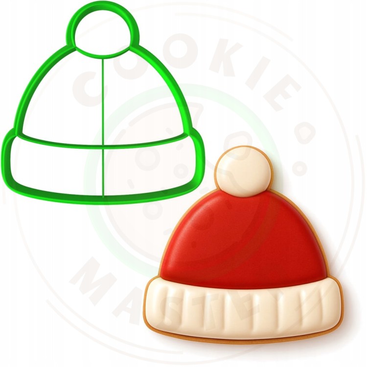 FOREMKA ŚWIĄTECZNA Wykrawacz do Pierników ŚWIĘTA BOŻE NARODZENIE Czapka 8cm