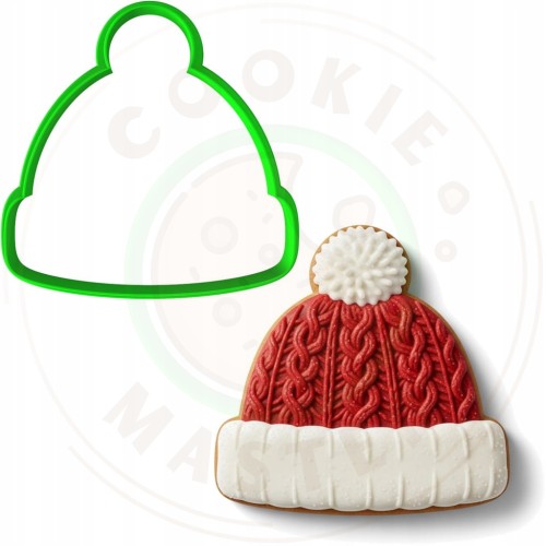 FOREMKA ŚWIĄTECZNA Wykrawacz do Pierników ŚWIĘTA BOŻE NARODZENIE Czapka 8cm