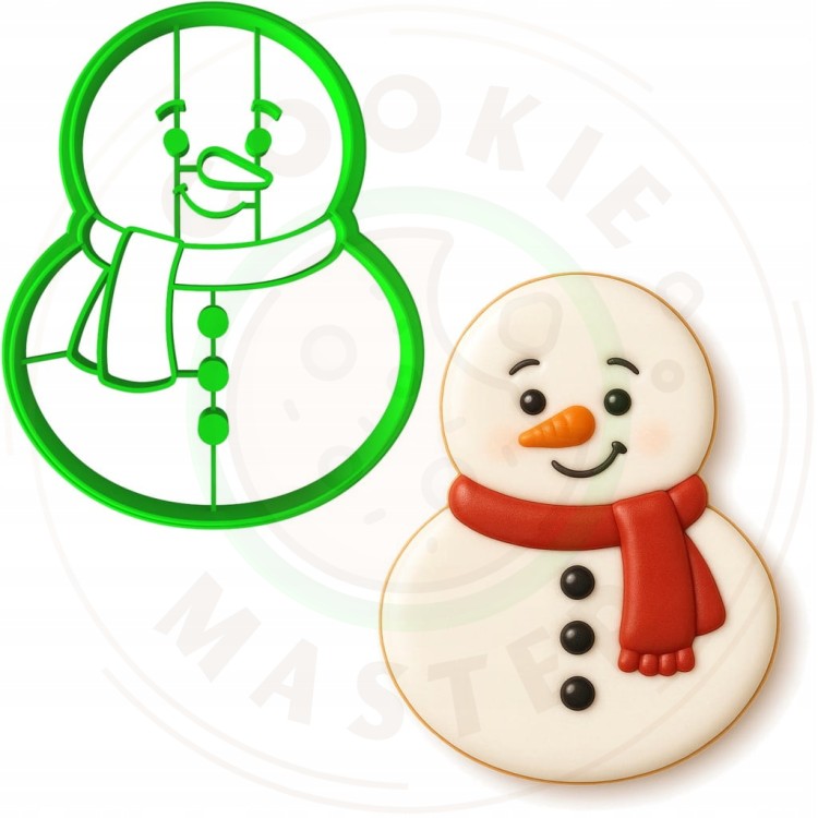 FOREMKA ŚWIĄTECZNA do Pierników na ŚWIĘTA BOŻE NARODZENIE Pan Bałwanek 8cm