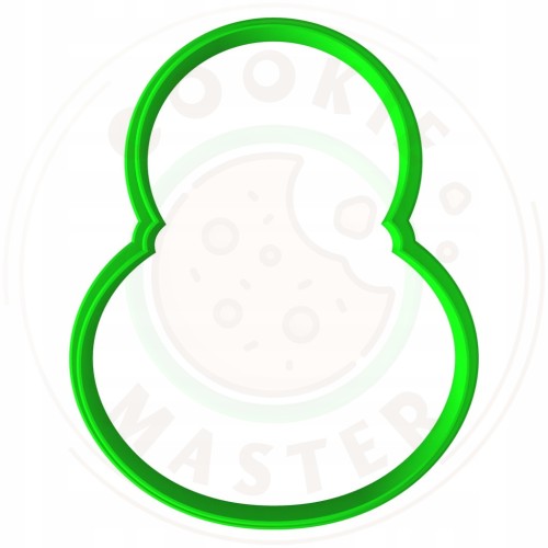 FOREMKA ŚWIĄTECZNA do Pierników na ŚWIĘTA BOŻE NARODZENIE Pan Bałwanek 8cm