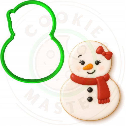 FOREMKA ŚWIĄTECZNA do Pierników na ŚWIĘTA BOŻE NARODZENIE Pani Bałwanek 8cm