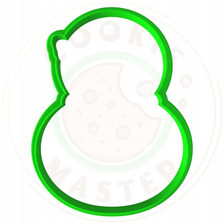 FOREMKA ŚWIĄTECZNA do Pierników na ŚWIĘTA BOŻE NARODZENIE Pani Bałwanek 8cm