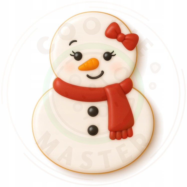 FOREMKA ŚWIĄTECZNA do Pierników na ŚWIĘTA BOŻE NARODZENIE Pani Bałwanek 8cm