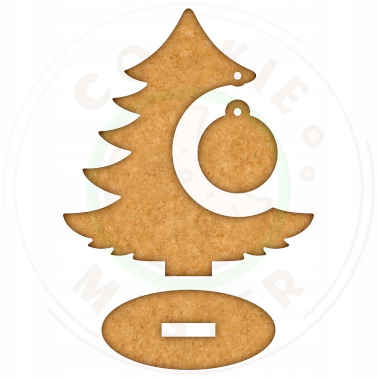 FOREMKA ŚWIĄTECZNA na ŚWIĘTA BOŻE NARODZENIE ZESTAW CHOINKA Z BOMBKĄ 20cm