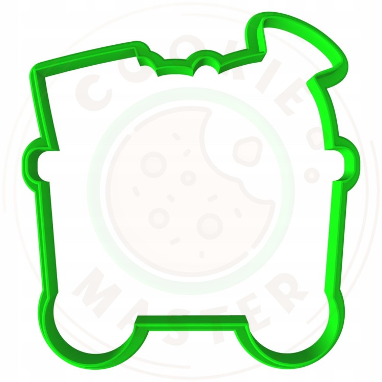 FOREMKA ŚWIĄTECZNA na ŚWIĘTA BOŻE NARODZENIE POCIĄG CIUCHCIA WAGONIK 8,5cm