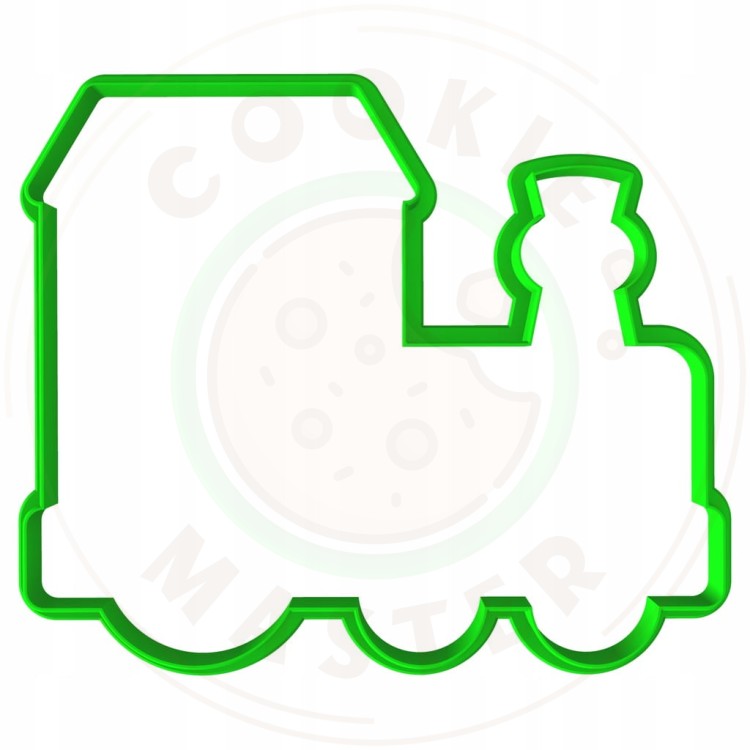 FOREMKA ŚWIĄTECZNA ŚWIĘTA BOŻE NARODZENIE POCIĄG Lokomotywa CIUCHCIA 12cm