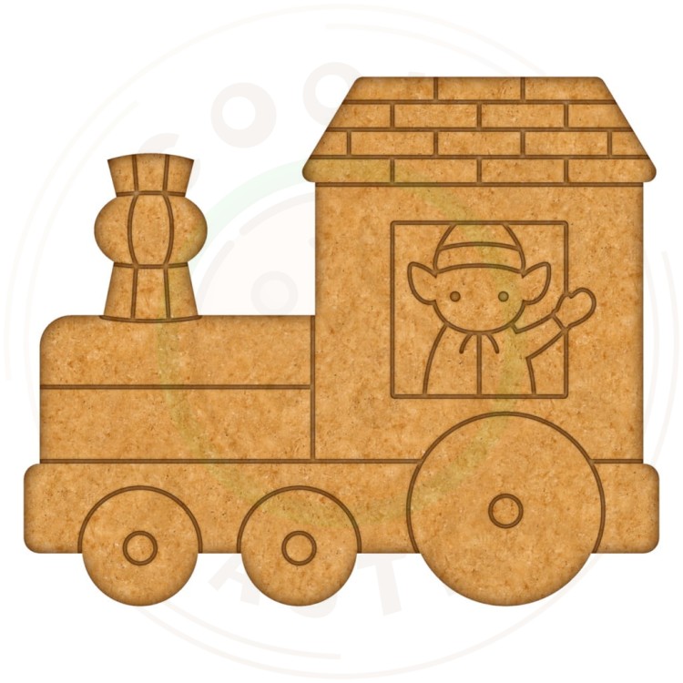 FOREMKA ŚWIĄTECZNA ŚWIĘTA BOŻE NARODZENIE POCIĄG Lokomotywa CIUCHCIA 12cm