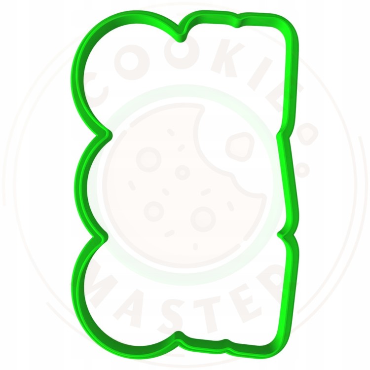 FOREMKA do Pierników ŚWIĄTECZNA ŚWIĘTA BOŻE NARODZENIE Napis HO HO HO 10cm