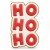 FOREMKA do Pierników ŚWIĄTECZNA ŚWIĘTA BOŻE NARODZENIE Napis HO HO HO 10cm
