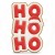FOREMKA do Pierników ŚWIĄTECZNA ŚWIĘTA BOŻE NARODZENIE Napis HO HO HO 10cm