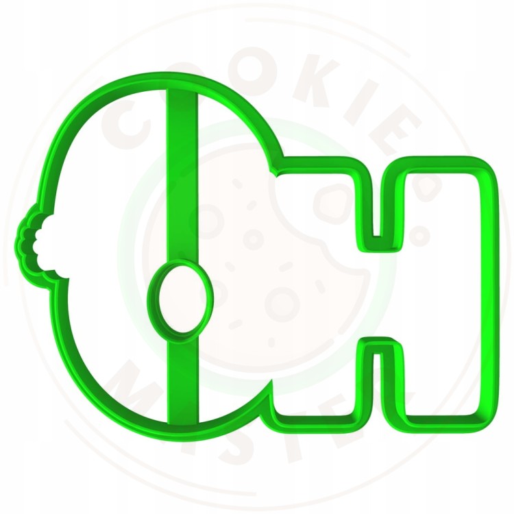 FOREMKA do Pierników ŚWIĄTECZNA na ŚWIĘTA BOŻE NARODZENIE Napis HO HO 10cm