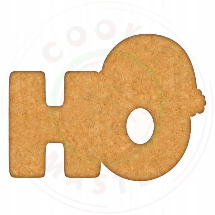 FOREMKA do Pierników ŚWIĄTECZNA na ŚWIĘTA BOŻE NARODZENIE Napis HO HO 10cm