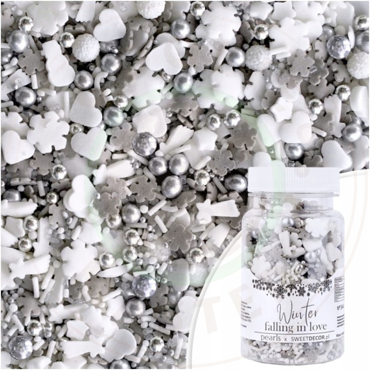 POSYPKA CUKROWA ŚWIĄTECZNA ŚWIĘTA BOŻE NARODZENIE Winter falling love 70g
