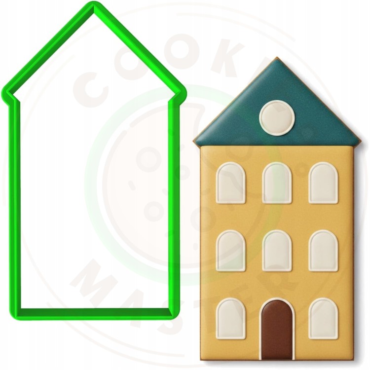 FOREMKA ŚWIĄTECZNA do Pierników ŚWIĘTA BOŻE NARODZENIE Blok KAMIENICA 10cm