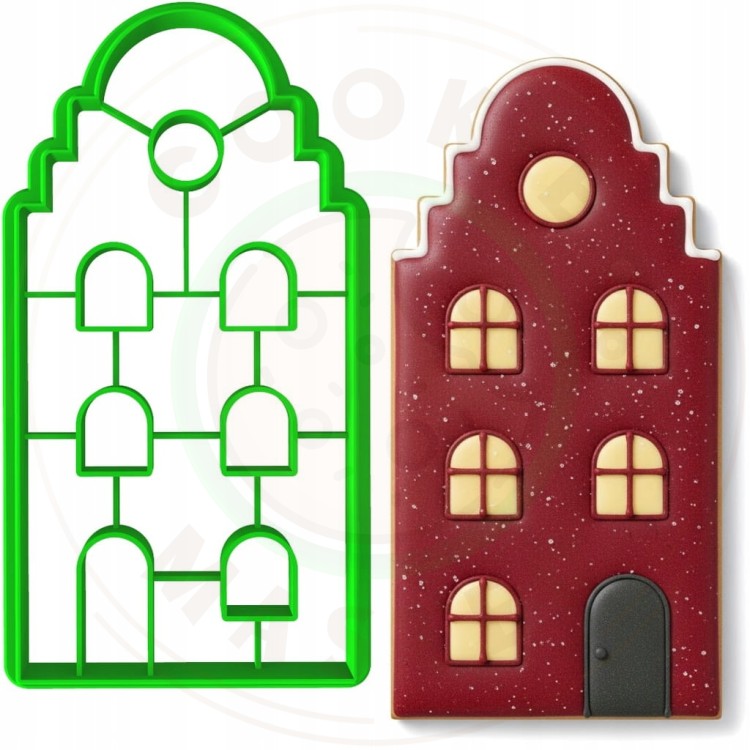 FOREMKA ŚWIĄTECZNA do Pierników ŚWIĘTA BOŻE NARODZENIE Blok KAMIENICA 10cm