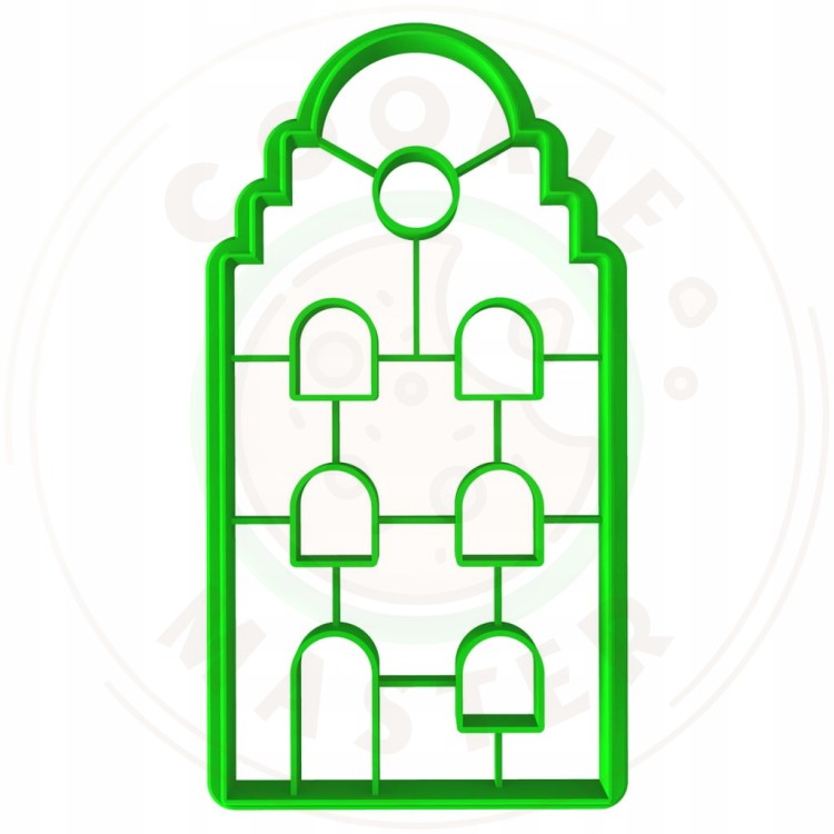 FOREMKA ŚWIĄTECZNA do Pierników ŚWIĘTA BOŻE NARODZENIE Blok KAMIENICA 10cm