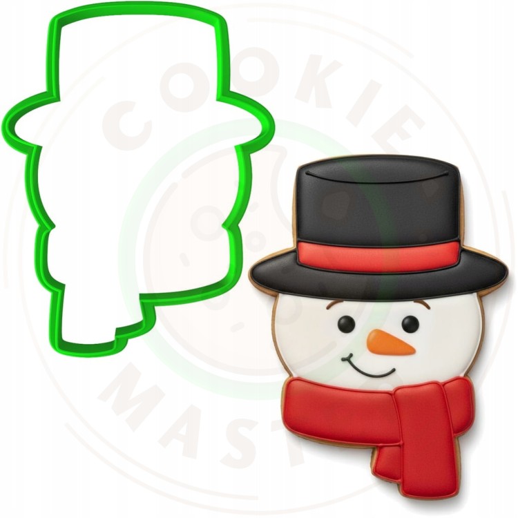 FOREMKA ŚWIĄTECZNA Pierników ŚWIĘTA BOŻE NARODZENIE Bałwan z Szalikiem 10cm