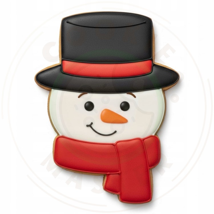 FOREMKA ŚWIĄTECZNA Pierników ŚWIĘTA BOŻE NARODZENIE Bałwan z Szalikiem 10cm