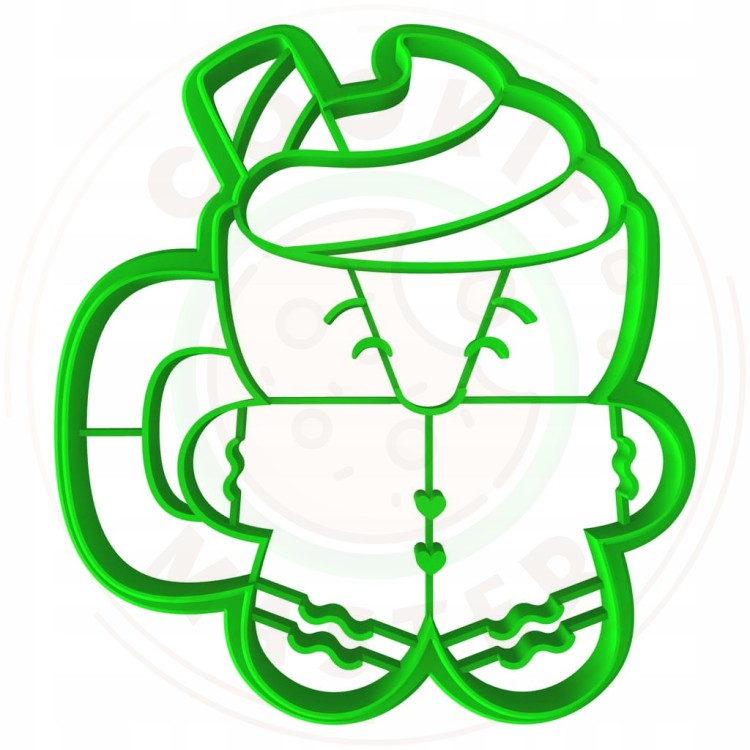 FOREMKA ŚWIĄTECZNA do Pierników na ŚWIĘTA BOŻE NARODZENIE Kubek Ludzik 8cm