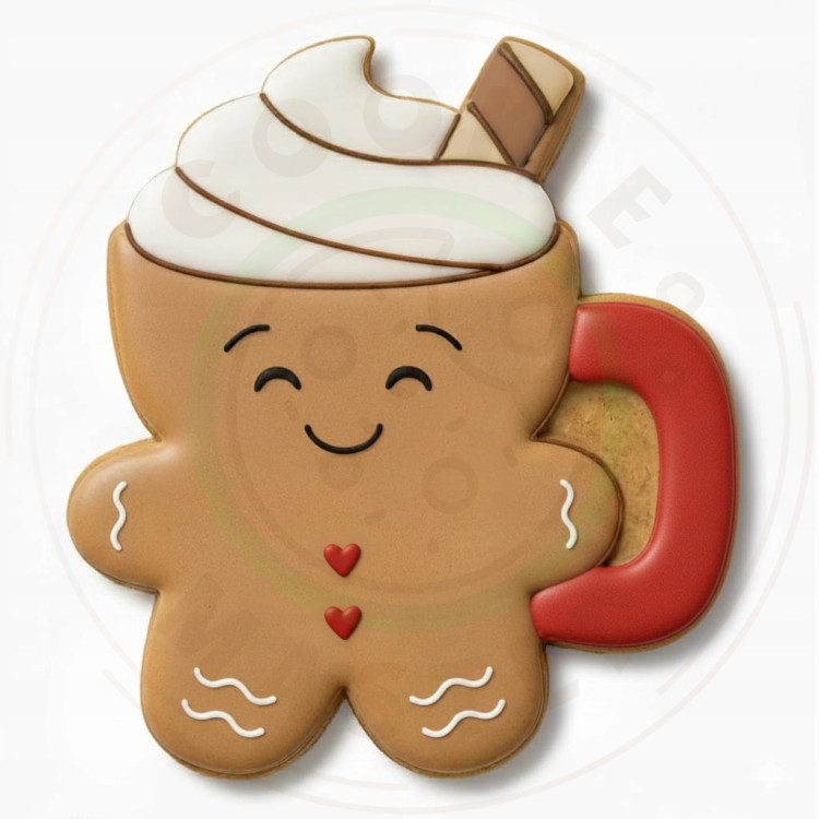 FOREMKA ŚWIĄTECZNA do Pierników na ŚWIĘTA BOŻE NARODZENIE Kubek Ludzik 8cm