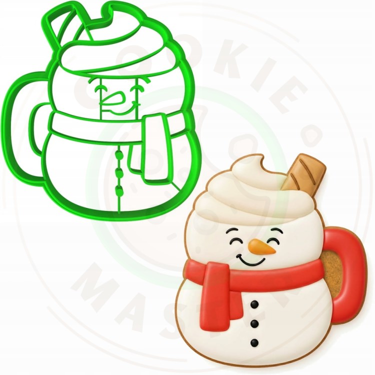 FOREMKA ŚWIĄTECZNA do Pierników na ŚWIĘTA BOŻE NARODZENIE Kubek BAŁWAN 8cm