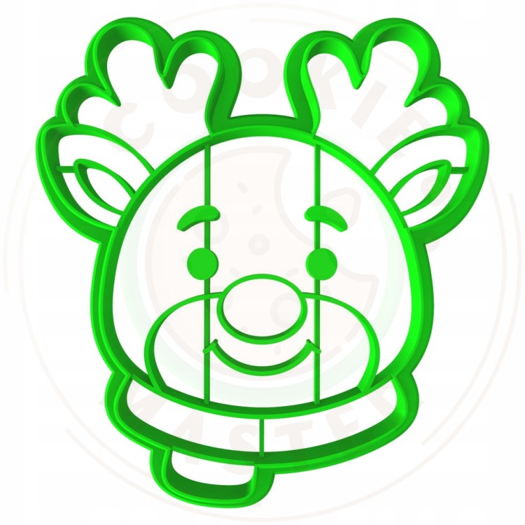 FOREMKA ŚWIĄTECZNA do Pierników na ŚWIĘTA BOŻE NARODZENIE Pan Renifer 8cm