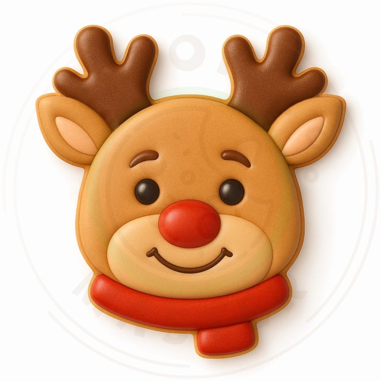 FOREMKA ŚWIĄTECZNA do Pierników na ŚWIĘTA BOŻE NARODZENIE Pan Renifer 8cm