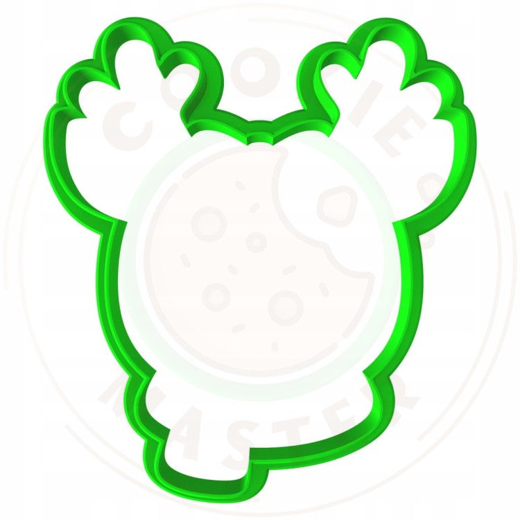 FOREMKA ŚWIĄTECZNA do Pierników na ŚWIĘTA BOŻE NARODZENIE Pani Renifer 8cm