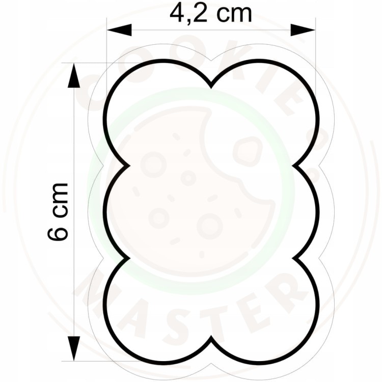 FOREMKA ŚWIĄTECZNA pierników ŚWIĘTA BOŻE NARODZENIE KATARZYNKA Toruńska 6cm