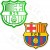 FOREMKA Wykrawacz do Pierników SPORT PIŁKA NOŻNA Znak Logo FC Barcelona 8cm