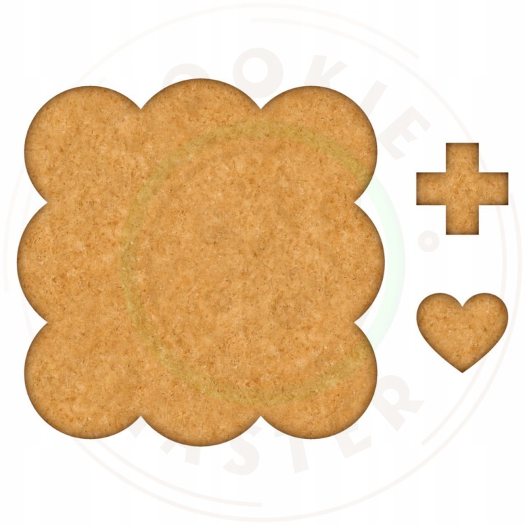 FOREMKI Wykrawacze do Pierników na WALENTYNKI GRA Kółko SERCE KRZYŻYK 10cm