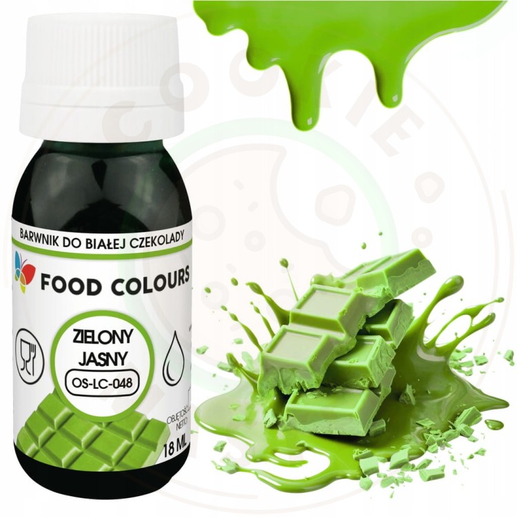 9x BARWNIKI DO CZEKOLADY i mas tłustych Jadalne ZESTAW 9 kolorów x 18ml