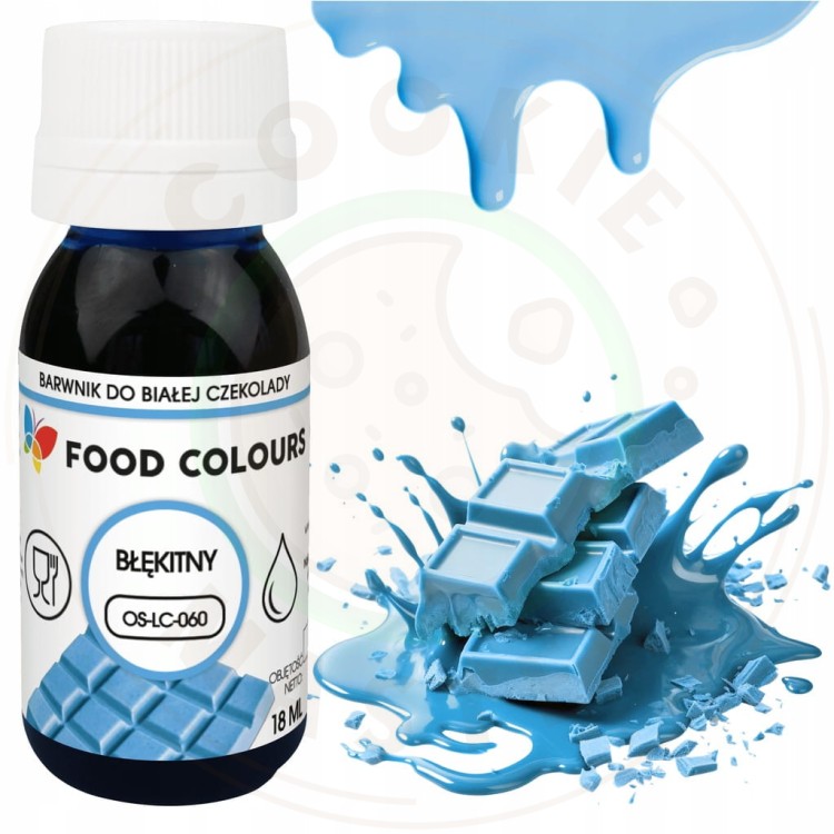 9x BARWNIKI DO CZEKOLADY i mas tłustych Jadalne ZESTAW 9 kolorów x 18ml