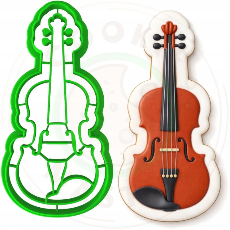 FOREMKA Wykrawacz do Pierników Ciastek MUZYKA Instrumenty SKRZYPCE 10cm