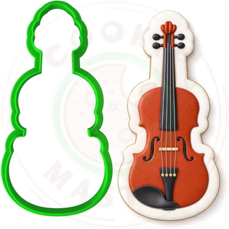 FOREMKA Wykrawacz do Pierników Ciastek MUZYKA Instrumenty SKRZYPCE 10cm