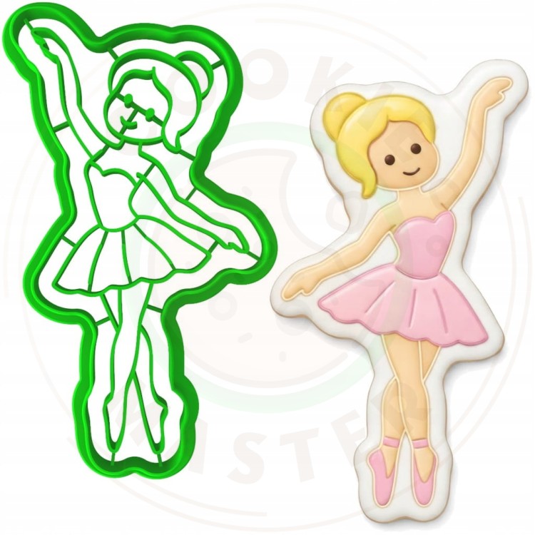 FOREMKA Wykrawacz do Pierników SPORT Balet TANIEC Balerina BALETNICA 11cm